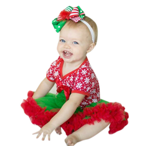 Christmas Trees Toddler Newborn Baby Girls Tutu Dress Rompers Jumpsuit Outfits Funny Baby Clothes Body Menina