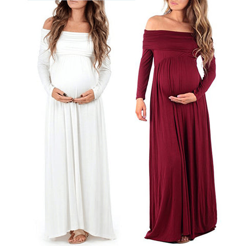 Maternity dress Women Cowl Neck Pregnants women dresses