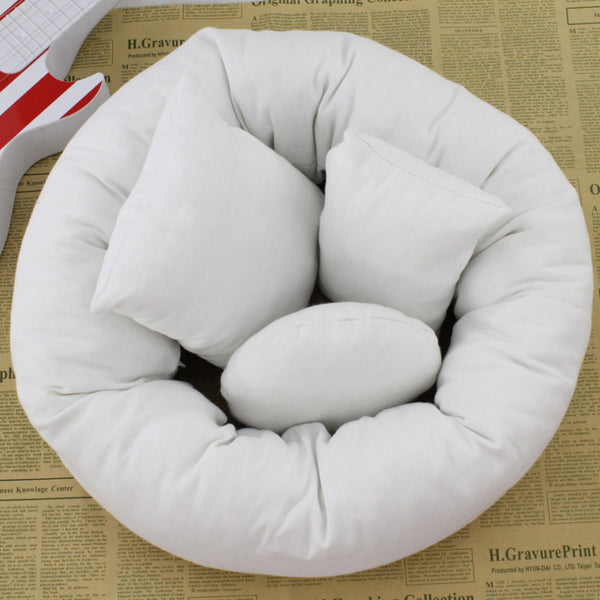 Baby Photography Basket Filler Wheat Donut Posing Props Baby Pillow