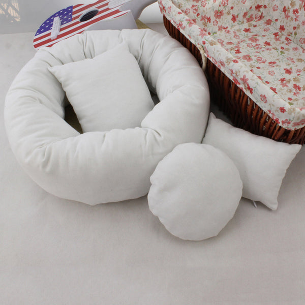 Baby Photography Basket Filler Wheat Donut Posing Props Baby Pillow
