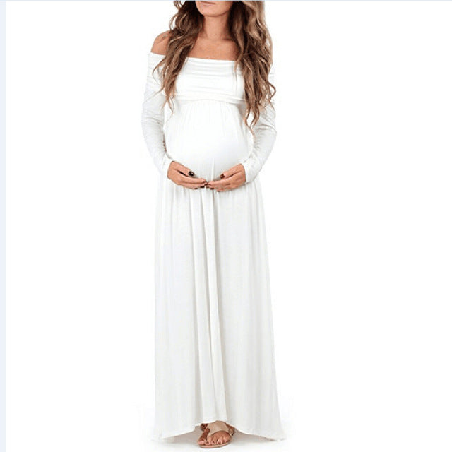 Baby Shower White Long Maternity Dress White Maternity Wedding Dress, Long Sleeve Wedding Dress, Bride Photoshoot, Baby Shower White Long Maternity Dress White Maternity Wedding Dress, Long Sleeve Wedding Dress, Bride Photoshoot,